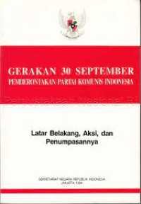 Gerakan 30 september, pemberontakan partai komunis indonesia