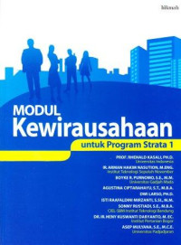 Image of Modul Kewirausahaan Untuk  Program Strata 1