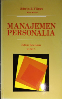 Manajemen Personalia Ed.6, Cet.9.; JILID-1