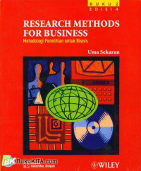 Metodologi Penelitian untuk Bisnis=Research Methods For Business Ed.4.; BUKU-2