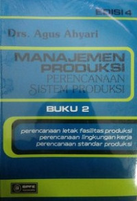 Image of Manajemen Produksi Perencanaan Produksi Ed.4.; BUKU-2