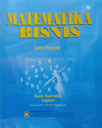 Image of Matematika Bisnis Ed.Pertama, Cet.8