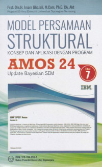 Image of Model Persamaan Struktural Konsep dan Aplikasi dengan Program AMOS 24