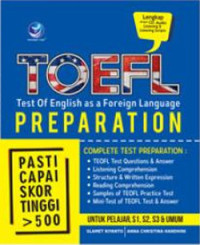 TOEFL (Test Of English as a Foreign Language) Preparation untuk Pelajar, S1, S2, S3, & Umum