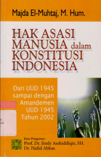 Hak Asasi Manusia dalam Konstitusi Indonesia dari UUD 1945 Tahun 2002