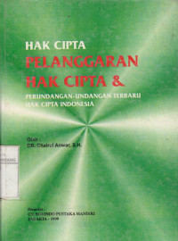 Hak Cipta, Pelanggaran Hak Cipta & Perundang-Undangan Terbaru Hak Cipta Indonesia