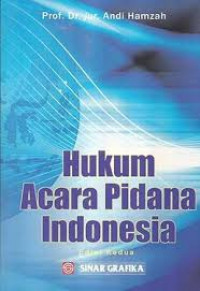 Hukum Acara Pidana Indonesia, Edisi Kedua