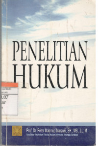 Penelitian Hukum Edisi Revisi