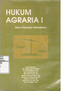 HUKUM AGRARIA 1 (BUKU PANDUAN MAHASISWA)