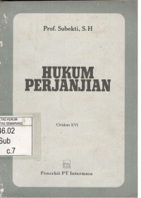 Image of HUKUM PERJANJIAN