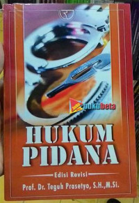Image of Hukum Pidana Edisi Revisi