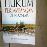 Hukum Pertambangan di Indonesia