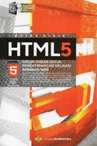 Image of HTML 5 Dasar- dasar untuk pengembangan Aplikasi Berbasis Web