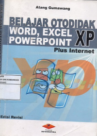 BELAJAR OTODIDAK WORD, EXCEL, POWER POINT XP PLUS INTERNET