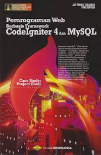 Image of Pemrograman Web Berbasis Framework Codeigniter 4 dan Mysql