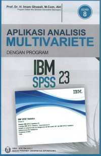 Aplikasi Analisis Multivariete dengan Program IBM SPSS 23