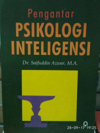 Image of Pengantar Psikologi Inteligensi