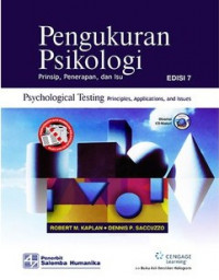 Image of Pengukuran Psikologi: Prinsip, Penerapan dan Isu=Psychological Testing : Principles, Applications, dan Issues