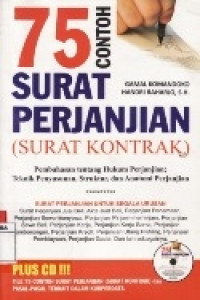 75 Contoh Surat Perjanjian (Surat Kontrak)