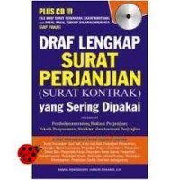 Draf Lengkap Surat Perjanjian (Surat Kontrak ) yang sering di pakai