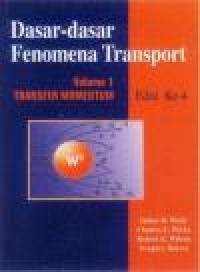 Dasar-dasar fenomena transport Volume 2 Transfer panas