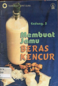 Membuat jamu beras kencur