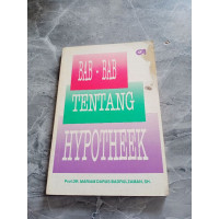 Bab-bab tentang hypoteek