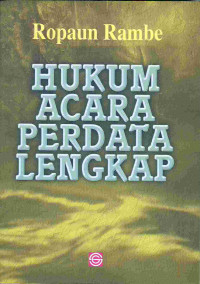 HUKUM ACARA PERDATA LENGKAP