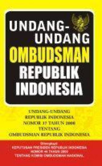 Undang-Undang Ombudsman Republik Indonesia