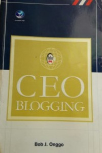 Image of CEO blogging