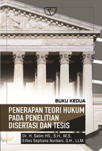 Penerapan Teori Hukum pada Penelitian Disertasi dan Tesis BUKU 2
