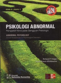 Image of Psikologi abnormal: perspektif klinis pada gangguan psikologis, edisi 6 BUKU-1
