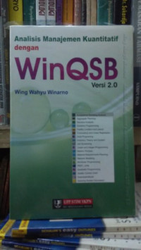 Analisis manajemen kuantitaf dengan WinQSB versi 2.0