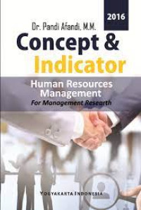 Concept & indicator: human resources management