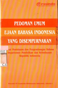 Pedoman umum ejaan bahasa indonesia yang disempurnakan